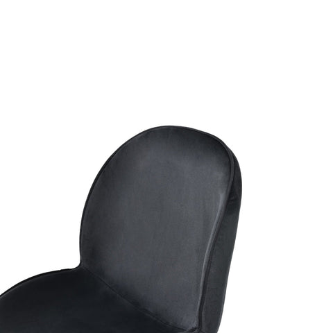 Rootz 2 Piece Set Dining Chairs - Velvet Chairs - Cushioned Seats - Ergonomic Comfort - 52L x 43W x 90H cm