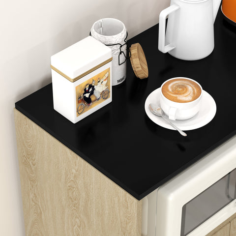 Rootz Kitchen Trolley - Multi-Storage Cart - Rolling Unit - Space-Saving Design - 75 x 40 x 80.5 cm