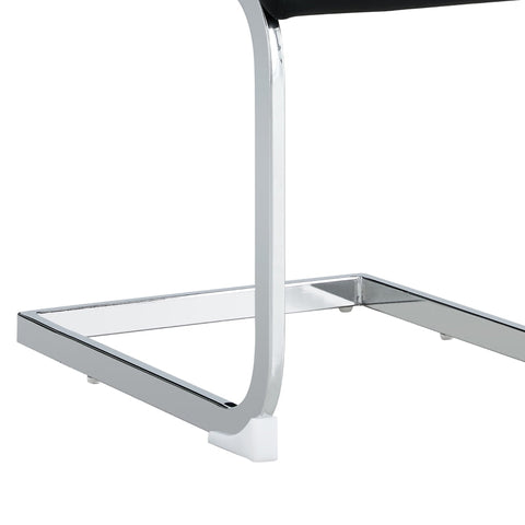 Rootz Modern Dining Chairs - Elegant Seating - Faux Leather Chairs - Ergonomic Comfort - 42cm x 45cm x 95cm