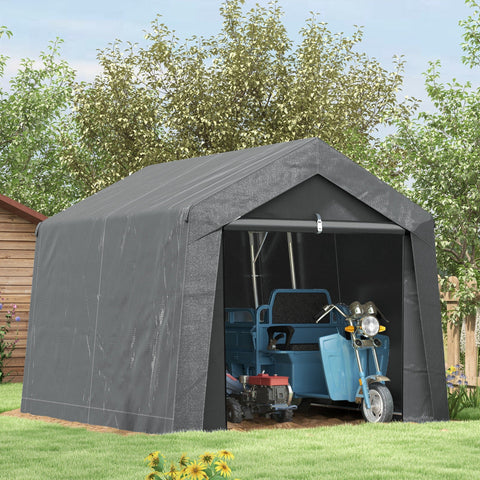 Rootz Garden House Portable Storage - Outdoor Shelter - Weatherproof Shed - UV Protection - 302cm x 300cm x 235cm