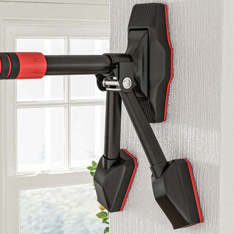 Rootz Adjustable Pull-Up Bar - Door Frame Bar - Home Gym Equipment - Spirit Level Indicator - 79-98cm x 7.5cm x 15cm