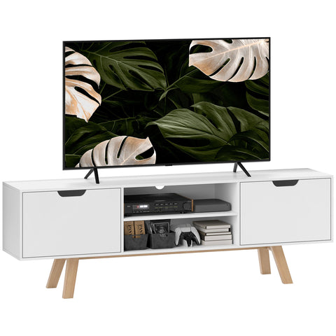 Rootz TV Chest of Drawers - TV Cabinet - Entertainment Console - Cable Management - 150 x 39 x 50 cm