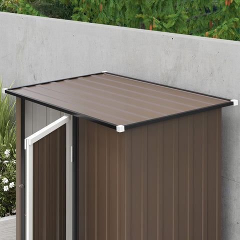 Rootz Garden Pavilion 1.2 m² Storage House - Garden Shed - Tool Shed - Lockable Door - 142cm x 84cm x 189cm