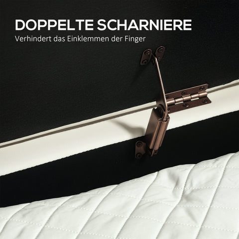 Rootz Storage Bench with Hinged Lid - Upholstered Seat - Velvet Fabric - 19 Gallons Storage - 108cm x 43.5cm