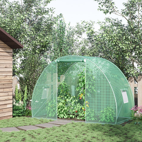 Rootz Garden Greenhouse Tunnel - Winter Greenhouse - Plant Protection Shelter - UV Resistant - 3L x 1.5W x 2H m