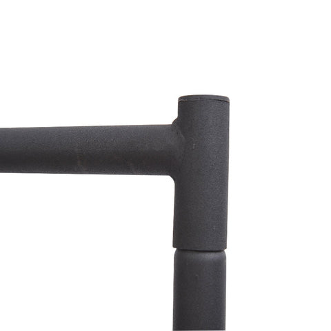 Rootz Clothes Rack - Clothes Trolley - Laundry Rack - 360° Casters - Heavy-Duty Metal Frame - Easy Assembly - 150cm x 60cm x 170cm