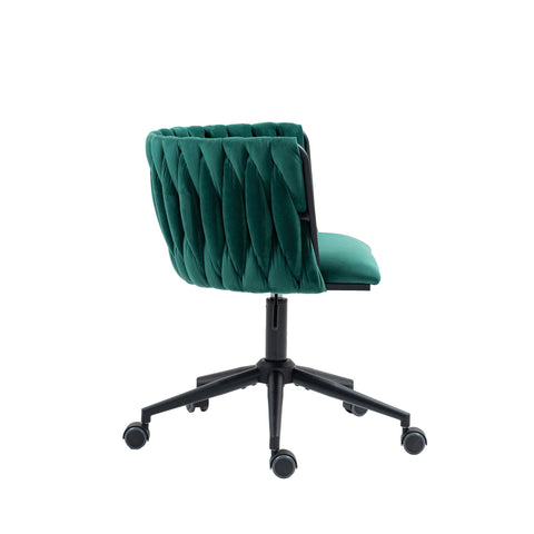 Rootz Velvety Office Chair - 360° Rotatable - Height Adjustable - Ergonomic Comfort - 56x52x73cm