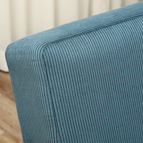 Rootz Lounge Chair - Single Seat - Cord Armchair - Mid-Century Modern Design - Comfort & Style - 59x67x79.5cm