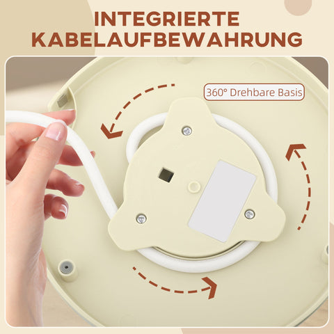 Rootz Quick Cooker Kettle - 2200W Electric Pot - Instant Boiling - Safe & Efficient - 24.2cm x 19.4cm - Brown