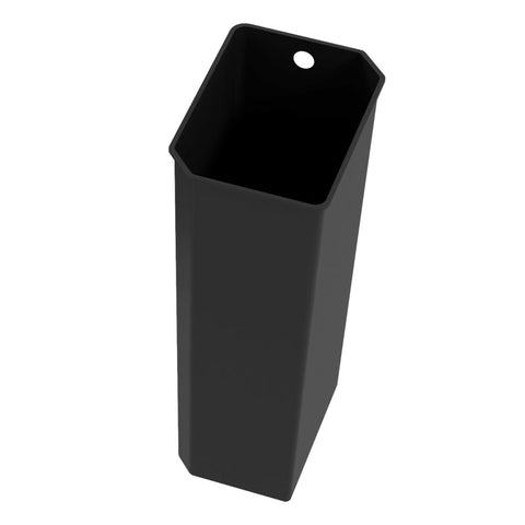 Rootz 20L Trash Can with Lid - Stainless Steel - Fingerprint-Proof - Kitchen Garbage Bin - Odor-Free Closure - 21.5cm x 37.2cm x 57cm