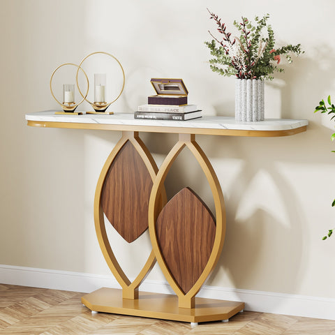 Rootz Console Table - Entry Table - Hallway Table - Scratch Resistant - 110cm D x 30cm W x 79cm H