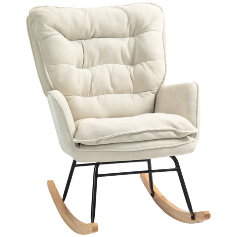 Rootz Rocking Chair - Swing Chair - Rocker - Enhanced Comfort - 71cm x 98.5cm x 97cm
