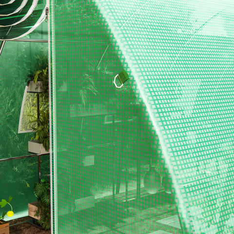 Rootz Replacement Film for Tunnel Greenhouse - Garden Covering - Weather Protection - UV Resistant - 4x3x2m, 12m²