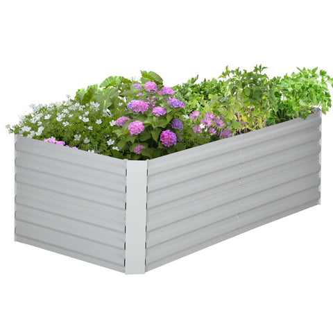 Rootz Plant Pot Raised Flower Bed - Handy Garden Planter - Steel - Long-lasting - 180cm x 90cm x 59cm - Indoor/Outdoor Use