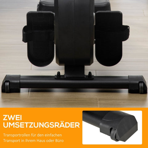 Rootz Foldable Rowing Machine - Magnetic Resistance - Home Workout Equipment - LCD Display - Adjustable Seat - 185cm x 58cm x 57cm