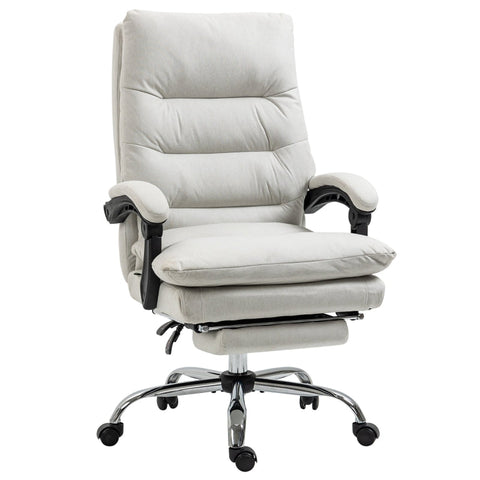 Rootz Massage Office Chair - Swivel Chair - Executive Chair - Lumbar Heat - 65cm x 72cm x 109-117cm