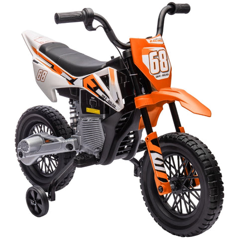 Rootz Electric Ride-On Motorcycle for Kids - Children's Vehicle - Toy Bike - Shock-Absorbing Wheels - 107cm x 56cm x 70cm