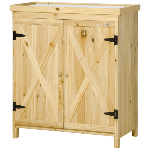 Rootz Garden Storage Cabinet - Garden Cabinet - Outdoor Storage - Rust-Resistant - 80x45x92 cm