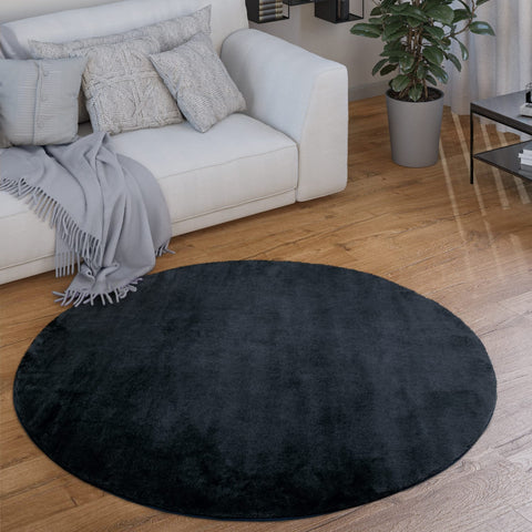 Soft Rug - Silky Feel - Durable Polyester - Washable & Easy-Care - Short Pile