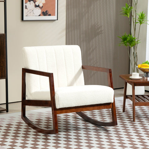 Rootz Rocking Chair - Wavy Wool Chair - Still Chair - Stress Relief - 67cm x 93cm x 80cm