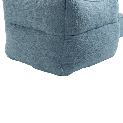 Rootz Bouclé Bean Bag - Beanbag Chair - Memory Foam Seat - Unmatched Comfort - 91x83x66cm