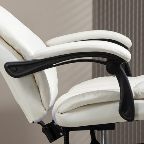 Rootz Massage Office Chair - Executive Chair - Vibrating Chair - Faux Leather - 68.5cm x 68.5cm x 113-121cm