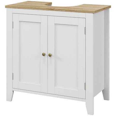 Rootz Bathroom Vanity Unit - Compact Sink Cabinet - Modern Storage Unit - Adjustable Shelves - Water-Resistant MDF - 60cm x 30cm x 60cm