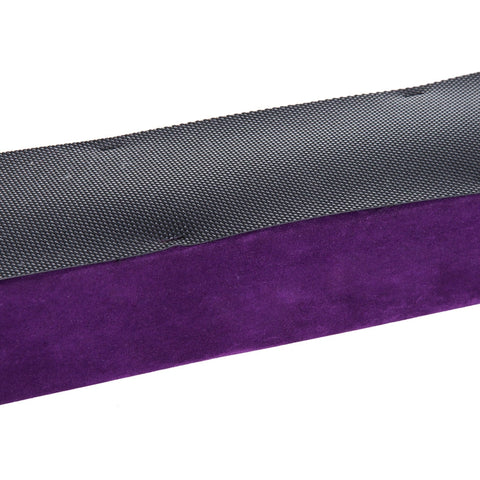 Rootz Foldable Gymnastics Bar - Balance Beam - Suede Cover - Non-Slip Feet - Stainless Steel Hinges - 210cm x 10cm x 6.5cm