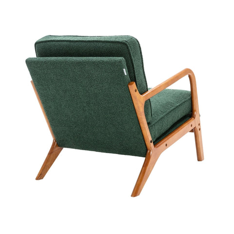 Rootz Emerald Armchair - Modern Chair - Comfy Seat - Unparalleled Comfort - 76cm x 65cm x 80cm