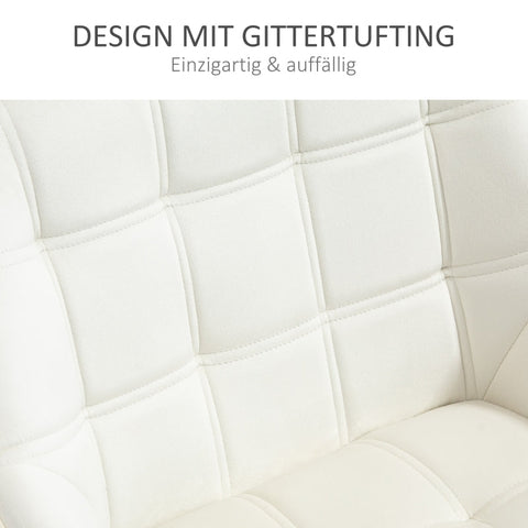 Rootz Scandinavian Style Lounge Chair - Reading Chair - Velvet Upholstered Chair - Modern Design - Thick Padding - 67cm x 61.5cm x 71cm