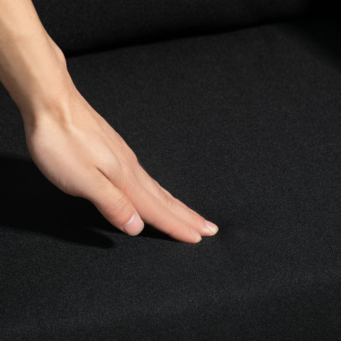 Rootz Swivel Office Chair - Height Adjustable - Rotating Armchair - Maximum Comfort - 60cm x 60cm x 79-91cm - Black