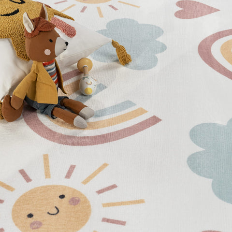 Soft Kids' Room Rug – Durable Short Pile – Playful Cute Motifs – Easy Care