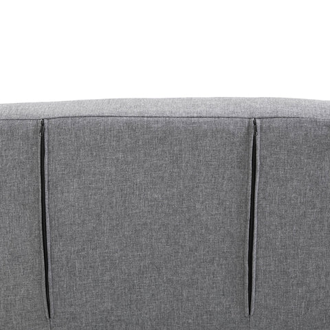 Rootz Reversible Armchair - Lying Chair - Guest Bed - Powder Coated Metal Frame - 65cm x 69cm x 80cm - Grey