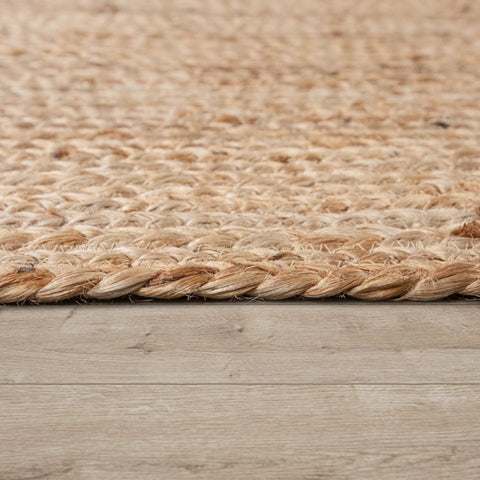 Flatweave Jute Rug – Natural Fabric – Durable, Boho Design, Easy Care