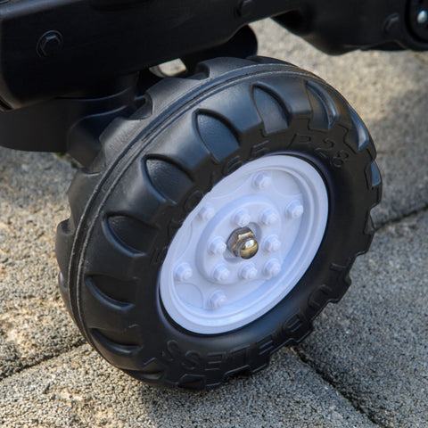 Rootz Children's Excavator - Kids Digger - Ride-On Construction Toy - Enhances Hand-Eye Coordination - Durable & Safe - Interactive Features - 163cm x 42cm x 71cm - Metal & Plastic Frame - Yellow