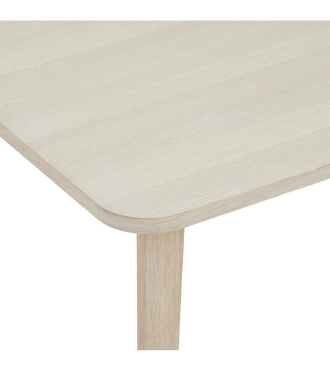 Rootz Coffee Table - Modern Coffee Table - Stylish Living Room Furniture - Durable, Elegant Design, Easy Maintenance - 70cm x 70cm x 52cm - Natural Oak with White Oil Finish