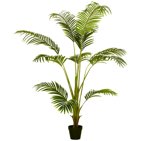 Rootz Artificial Palm Tree - Faux Palm - Realistic Indoor Plant - Adds Tropical Atmosphere - 170cm Height - Ø15cm x 12.5cm Pot