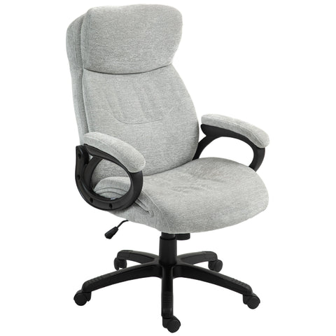 Rootz Ergonomic Office Chair - Desk Chair - Swivel Chair - Height Adjustable Comfort - 66cm x 77cm x 106.5-115.5cm - Grey