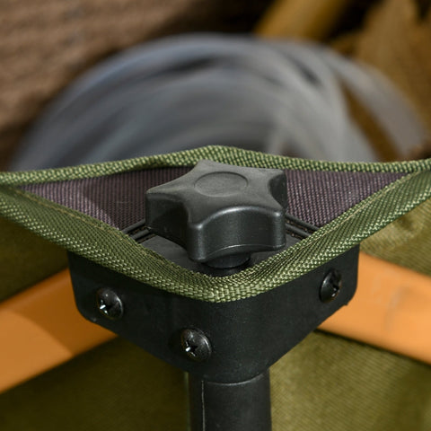 Rootz Folding Handcart with Table - Transport Trolley - Utility Wagon - High Load Capacity - Height Adjustable Handle - Foldable Design - 108cm x 55cm x 93cm - Steel Frame - Green