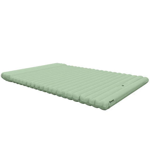 Rootz Air Mattress - Including Air Pump - Camping Mattress - 1 Pillow - Waterproof - Durable Material - Carry Bag - 40D Nylon TPU - Green - 200L x 135W x 10H cm