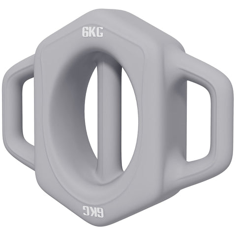 Rootz 3-in-1 Multifunctional Dumbbell - Strength Training Weights - Fitness Equipment - Non-Slip Surface - Durable Cast Iron Core - Protective Plastic Coating - 25cm x 20cm x 6cm