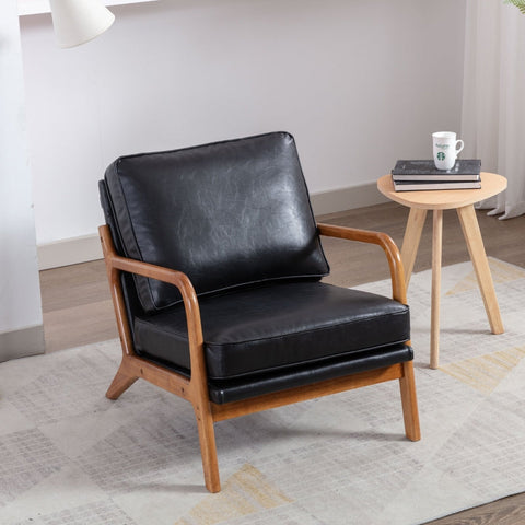 Rootz Modern Armchair - Comfy Chair - Stylish Seat - Unparalleled Comfort - 65cm x 80cm x 76cm