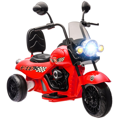 Rootz Electric Children's Motorcycle - Ride-On Bike - 3-Wheeled Scooter - Safe & Fun - 110cm x 48cm x 56cm