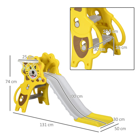 Rootz Children's Slide Set - Toddler Slide - Kids Play Slide - Develops Motor Skills - 131cm x 50cm x 74cm
