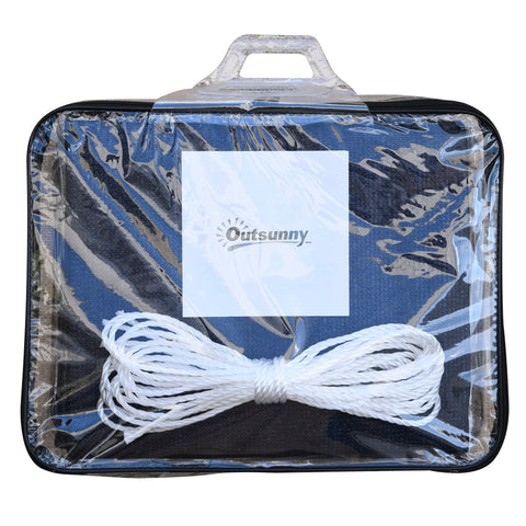 Rootz Rectangular Shade Sail - Sun Shelter - Canopy - UV Protection - 6m x 4m