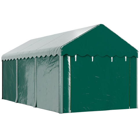 Rootz Garage Tent Carport - Vehicle Shelter - Boat Storage - UV Resistant - 594cm x 300cm x 280cm