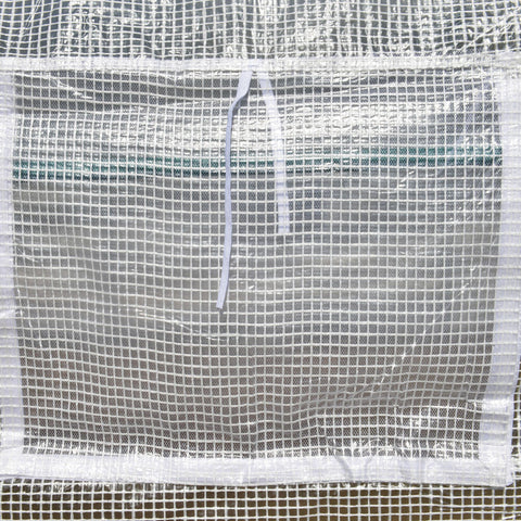Rootz Garden Tunnel Greenhouse - Plant Shelter - Protective Cover - High Density Steel PE Fabric - 595cm x 300cm x 200cm