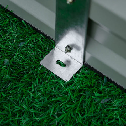 Rootz Steel verhoogd bed - tuinplanter - groentebed - roestbestendig - onkruidbestrijding - eenvoudige montage - 241 cm x 90,5 cm x 30 cm