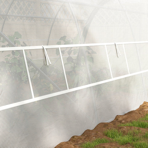 Rootz Garden Tunnel Greenhouse - Polytunnel - Plant Shelter - UV Protection - 593cm x 300cm x 200cm