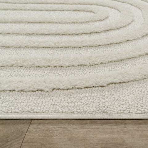 Soft High-Pile Rug - Minimalist Scandinavian & Geometric Patterns - Durable & Elegant